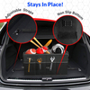 Collapsible Car Trunk Storage Organizer Multi Compartment SUV Trunk Organizer with Adjustable Securing Straps