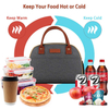 Large Capacity Thermal Insulated Food Cooler Bag Women Lunch Box Tote Bag