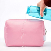 Wholesale Custom Digital Sublimation Printing Logo Large Zipper Makeup Bag Pouch Waterproof Nylon Cosmetic Travel Bag for Girls