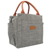 custom leakproof insulated cooler bag with side pockets reusable large lunch box bag for women men