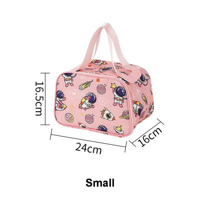 Amazon's Hot Sales Lovely Printing Thickening Aluminum Foil Portable Waterproof Insulated Cooler Lunch Bag