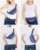 Multi-functional Hot Sale Custom Women Men Unisex Zipper Fashion Fanny Pack Waist Bag with Pockets