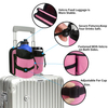 Luggage Travel Drink Bag Cup Holder Free Your Hand Beverages Caddy Luggage Travel Drink Coffee Cup Holder Bag
