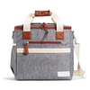 24-Can Insulated Soft Cooler with Removable Liner Reusable Food Beverage Picnics Beach Cooler Bag