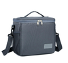 BSCI Factory Wholesale Portable Shoulder Outdoor Picnic Oxford Cloth Refrigerated Insulated PEVA Lunch Cooler Bag