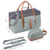 Customized Large Capacity Outdoor Wear-resistant Canvas Dry And Wet Separation Independent Shoe Bin Storage Travel Sports Bags