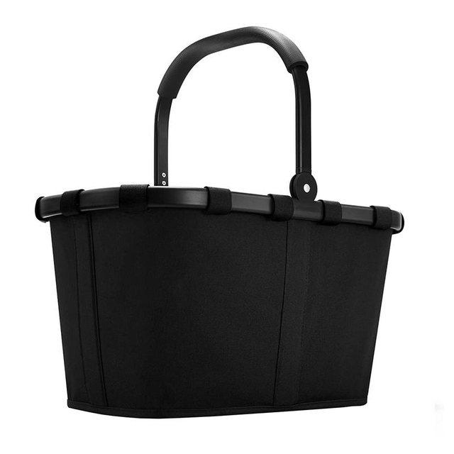 Custom Reusable Fabric Market Tote Lightweight And Collapsible Shopping Basket with Aluminium Handle