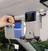 Sunglasses Holders for Car Sun Black Pu Auto Interior Accessories Storage Travel Car Auto Sun Visor Point Pocket Organizer Car