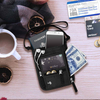 classical waterpoof oxford travel neck pouch passport holder with RFID Blocking for women and men