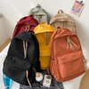 Custom Logo Simple Casual Backpack for Girls Boys Lightweight College Student School Bag Waterproof Casual Daypack