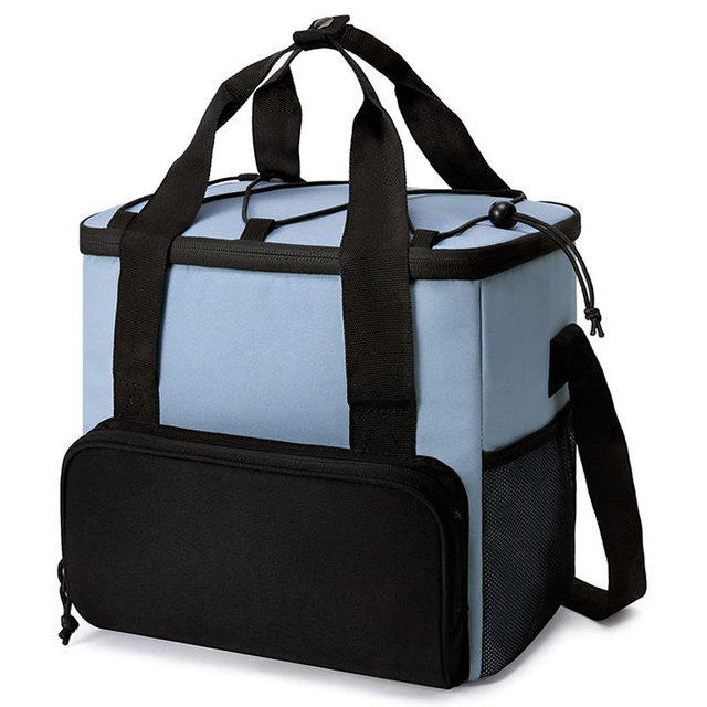 Custom Collapsible Insulated Lunch Bag for Office Work Picnic Large Leakproof Soft Cooler Bag