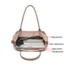 Fashion Large Lightweight Nylon Tote Bag Shoulder Handbags And Travel Work Women Bag Leather Bag for Women