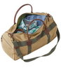 Retro Custom Logo Sustainable Barrel Duffel Weekend Overnight Bags Waxed Canvas Gym Sport Duffle Bag for Men