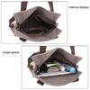 Canvas Hand Purses For Women Fashion Hobo Multi-Color Splice Shoulder Cross-body Handbags Tote Bag