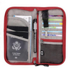 New Red Women Family Card Doucment Organizer Purse Pouch Travel Wallet High Quality Passport Holder