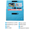 Promotion Cheap Wholesale Passport Cover Card Holder Money Clip Wallet with 7 Pockets