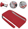 New Red Women Family Card Doucment Organizer Purse Pouch Travel Wallet High Quality Passport Holder