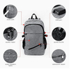 New Arrival High Quality School Bags Trendy Laptop Backpack with USB Charging Port