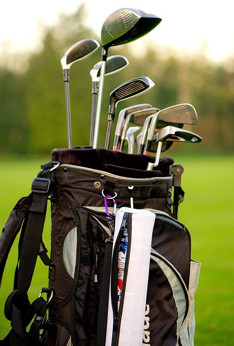 Wholesale Zippered Closure 6 Can Tube Cooler Sleeve, Golf Cooler Bag Insulated Bag Cooler Bag