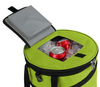 Lightweight Collapsible 24 Can Pop Up Cylinder Camping Cooler Picnic Carry Insulated Bag