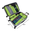 Custom 4 Set Travel Luggage Compression Packing Organizers Cubes