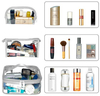 Ladies Luxury Waterproof Transparent Clear Makeup Beauty Zipper Pouch Organizer Cosmetic Bag PVC