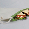 Custom Logo Bulk Beans Rice Flour Storage Toast Bread Eco Friendly Organic Cotton Drawstring Bag with Logo