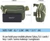 High Quality Nylon Fanny Pack Waist Bag with Multiple Pockets Green Bum Bag Wholesale