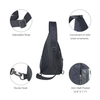 Sling Backpack, Shoulder Chest Crossbody Bag Small Daypack for Outdoor Hiking Men & Women