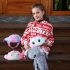 Unicorn Cartoon Plush Shoulder Bag Little Girl Cute Big Eyes Waist Container Coin Purse Children Messenger Accessories Kids Bag