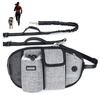Men woman travel hiking running dog treat fanny pack waist bag with bottle holder for pet treat