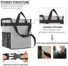 OEM Manufacturer Car Backseat Trash Bin Can Foldable Waterproof SUV Trunk Garbage Storage Bag Organizer with Lid