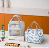 Reusable Women Kids Lunch Box Insulated Lunch Bag Large Cooler Pincic Handbag for Workout School Fitness