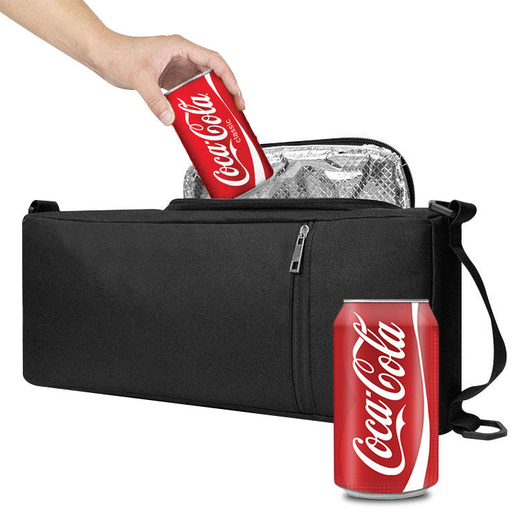 Wholesale Custom Cheap 2 Bottle Wine Cooler Bag Thermal Insulated 6 Cans Beer Carry Goft Bag