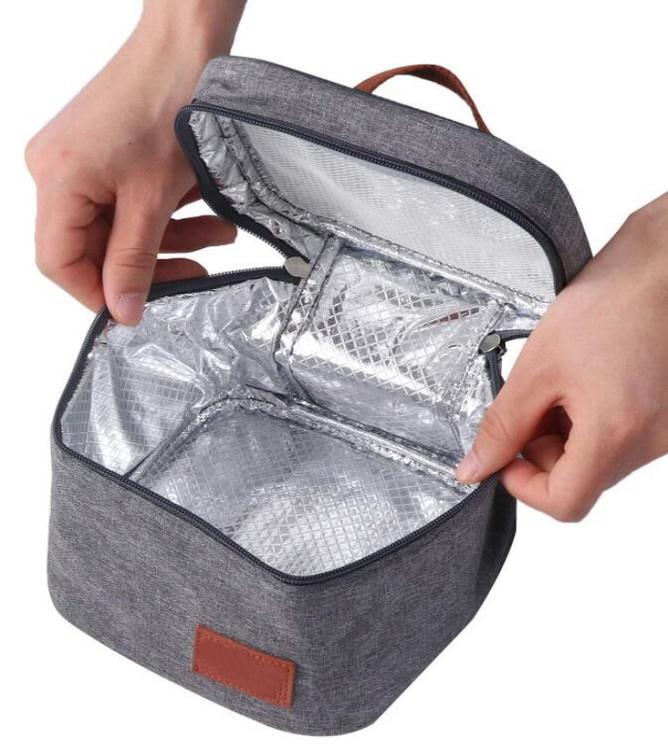 Portable Waterproof Adult Lunch Bag Total Insulated Lunch Cooler Bag for Travel Camping Bicyle Fishing