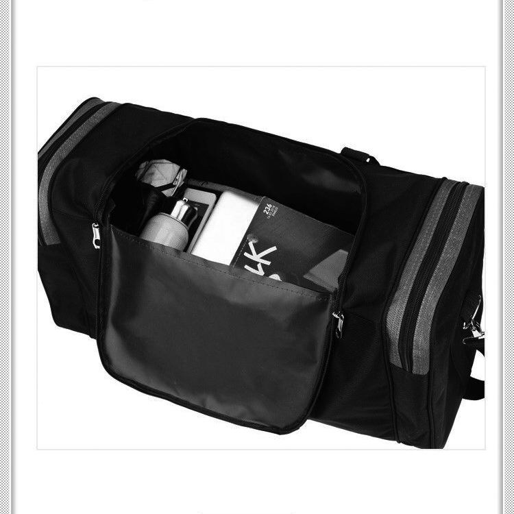 custom large mens travel duffle bag with logo