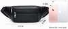 Custom Waterproof Sling Crossbody Chest Pillow Bum Belt Bags Genuine Leather Men Fanny Pack Waist Bag