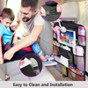 Car Seat Organizer Backseat Car Boot Organizer with Touchable Tablet Holder for Kids