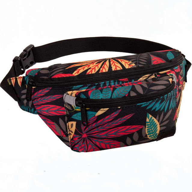 Custom Print Running Fanny Pack Durable Sports Waist Bag Bum Bag Women with Headphone Hole