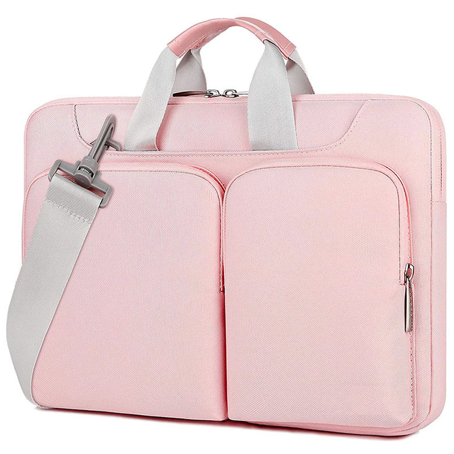 custom 13-14 inch laptop sleeve case with portable handle waterproof business computer laptop bag for women men