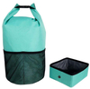 Portable Food Carrier Bag Snack Storage Container Foldable Dog Food Travel Bag with Collapsable Bowls