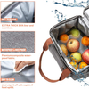 Multipurpose Expandable Large Capacity Thermal Insulated Lunch Bag Portable Leakproof Cooler Bag
