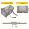 Pet Carrier Bag Airline Approved Duffle Bags Pet Travel Portable Bag Home for Little Dogs Cats and Puppies