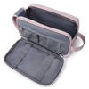 Custom Portable Small Organizer Cosmetic Bags for Women Waterproof Compact Pink Travel Toiletry Bag