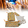 2020 New Design Eco Reusable Printing Cotton Flower Packaging bag,Custom Printing Cotton Bread Storage Drawstring Bag