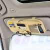 Car Auto Sun Visor Point Pocket Organizer Storage Pouch Bag PU Leather Sun Visor Car Organizer