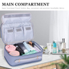 Unisex Travel Bag Two Layers Cosmetics Beauty Makeup Storage Bag Designer Fabric Toiletry Bags for Women Waterproof