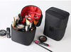 Waterproof Designer Custom Logo Polyester Women Makeup Cases Organizer Travel Cosmetic Bags