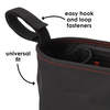 Simple Slim Baby Stroller Caddy Bag Hanging Diaper Pouch Bag With Feeding Bottle Holder