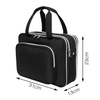 Black Large Make Up Bags for Men And Women Makeup Personalized Travel Cosmetic Bag Organizer Toiletry Bags Kit